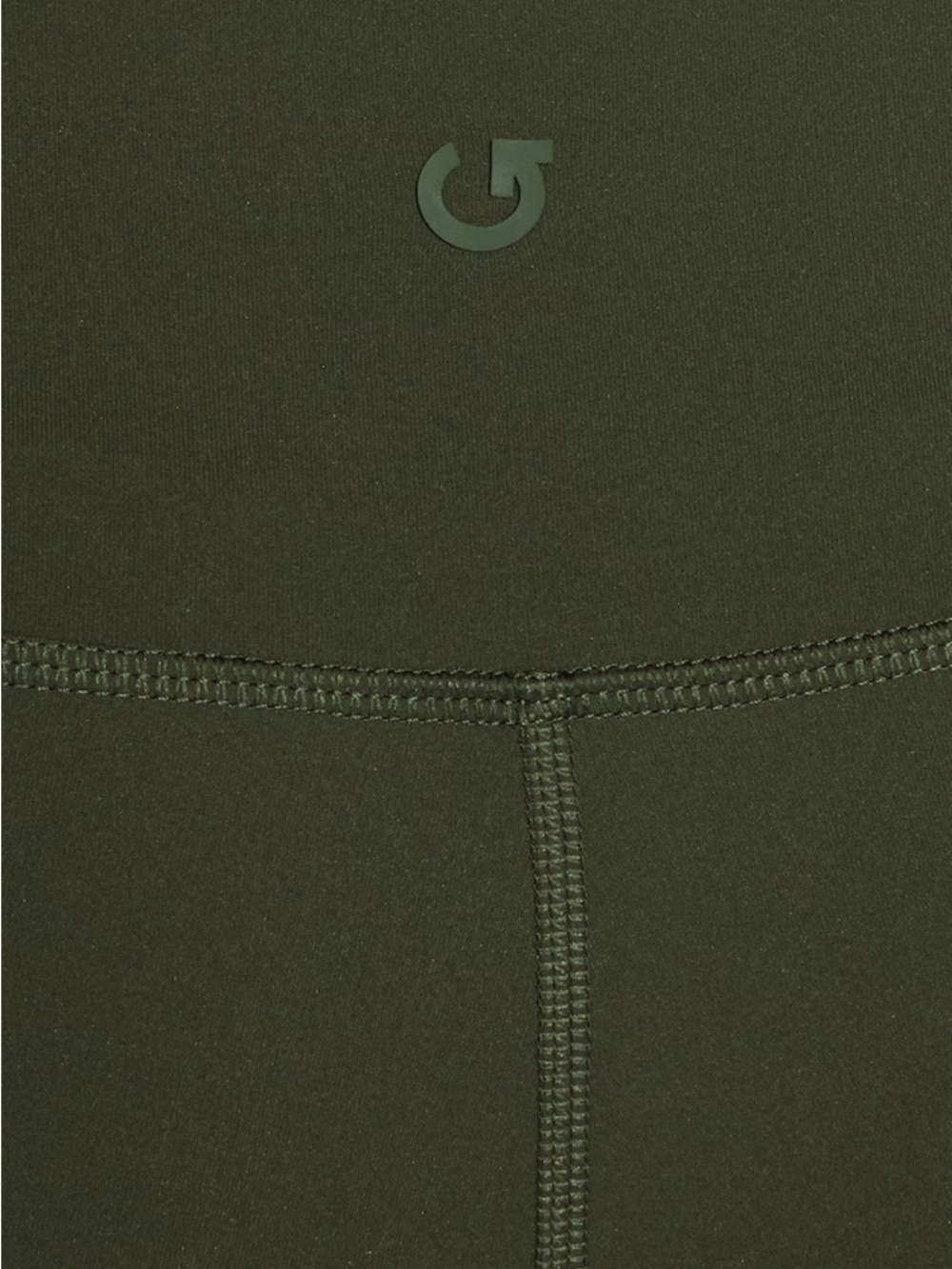 Garage Olive Green Flared Leggings - Picture 4 of 4